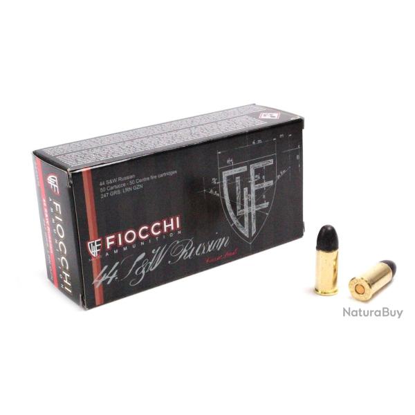 Balles Fiocchi LRN TFL 247gr Cal .44 S&W Russian - lot de 100