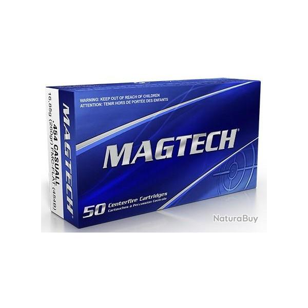 Balles Magtech FMJ Flat 260gr Cal .454 Casull - Lot de 60 munitions