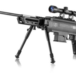 Carabine air comprim&eacute; Black Ops Sniper 24 joules - Cal. 4,5 mm avec lunette 4x32