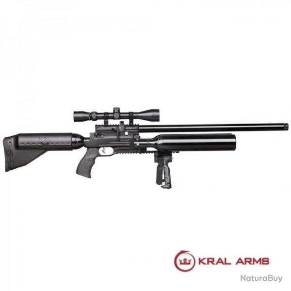 Carabine KRAL SuperDuty PCP 1425cc 5,5 mm, 19,9 Joules. ( 2 chargeurs )