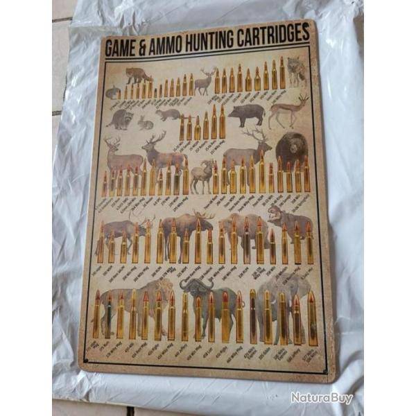 PANNEAU PUBLICITAIRE EN METAL Pannel de Cartouches ray�es