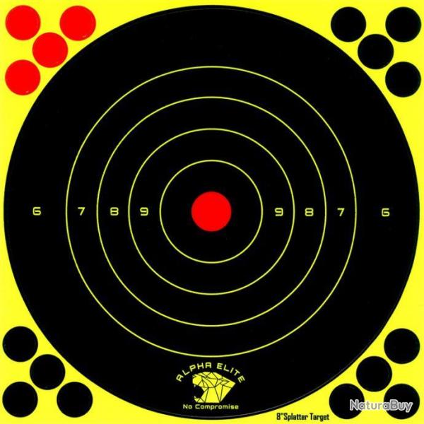 75 cibles r�actives autocollantes - port offert