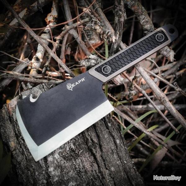 Couperet Reapr Versa CLEAVER Lame Acier 420 Manche TPR Etui Nylon SHF11016