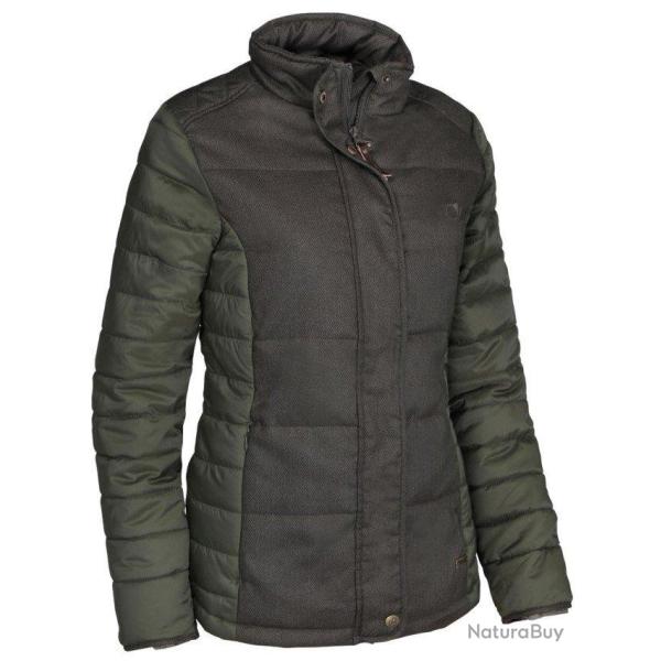 Veste femme matelass�e LAURA kaki Club Interchasse