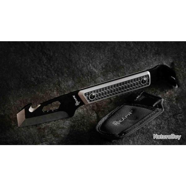 Couteau Pied De Biche Reapr Versa Tac Pry Bar Lame Acier 420 Etui Nylon SHF11015