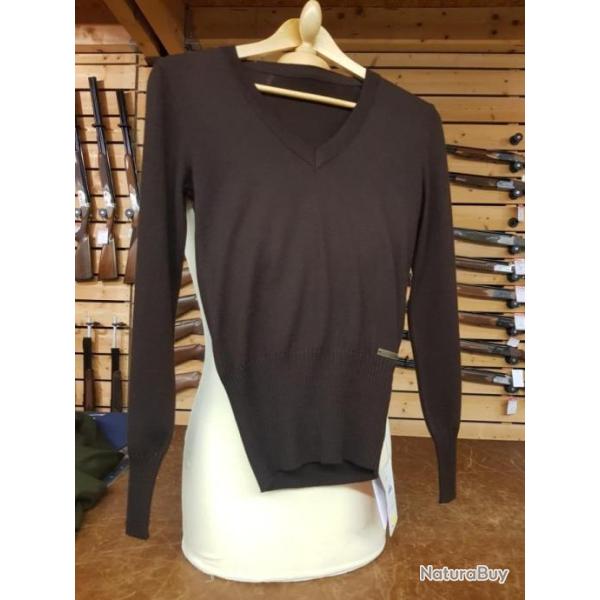 Pull Femme Club Interchasse (Elise marron) TS DESTOCKAGE