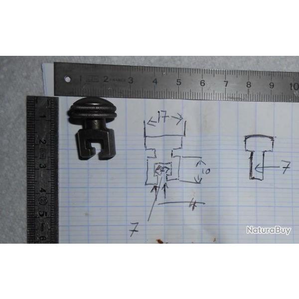 noix - bouchon de culasse fusil gras