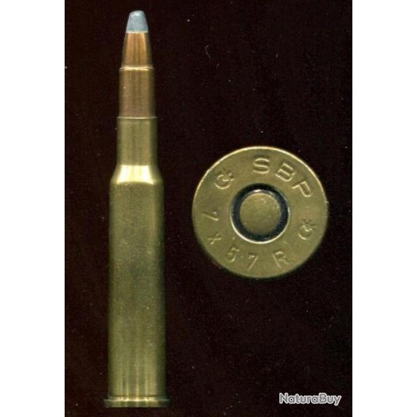 7 x 57 R - S&B - balle cuivre pointe plomb