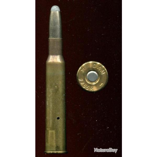 7 x 65 R - DWM K T - balle nickel pointe plomb - tui 1 trou