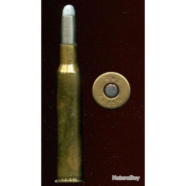 7 x 65 R -  RWS - balle nickel pointe plomb