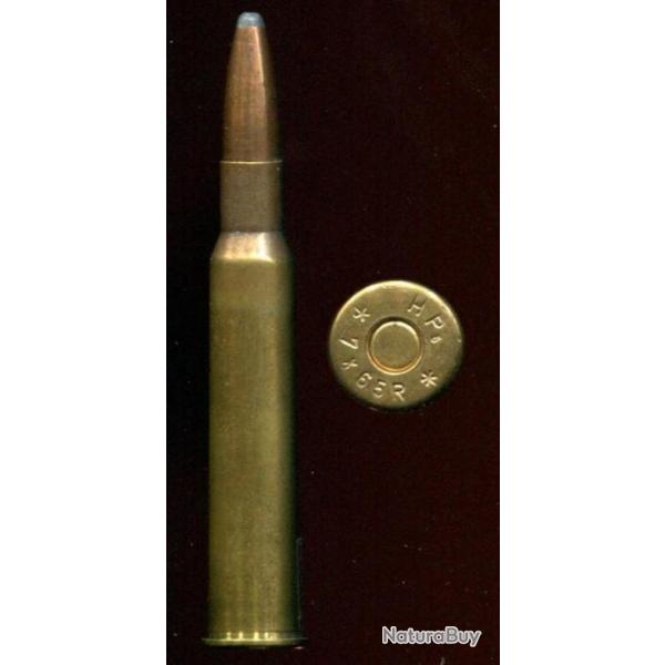 7 x 65 R - HP -  balle cuivre pointe plomb