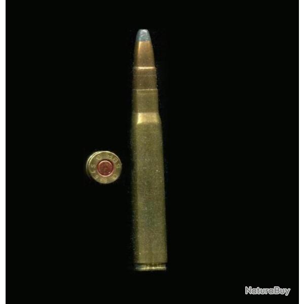 8 x 64 S Brenneke - S&B - balle cuivre pointe plomb - amorce rouge