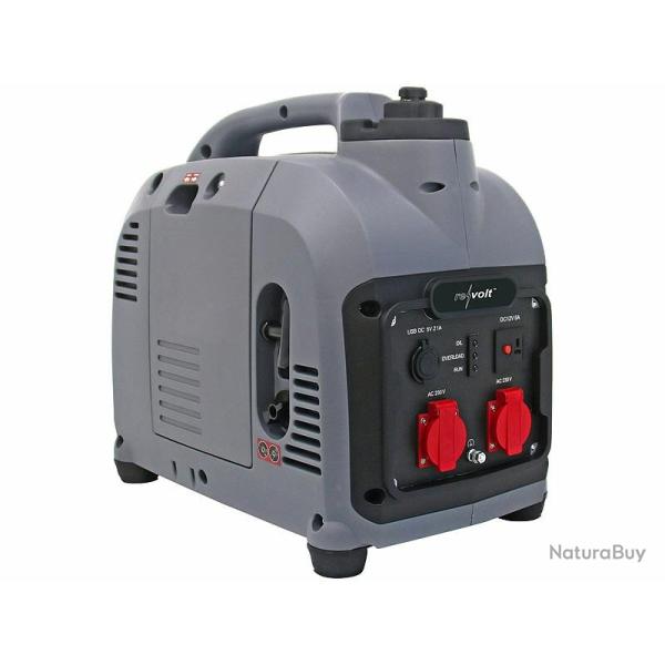 Groupe lectrogne mobile  essence 2000 W avec 2 prises 230 V Source d'Alimentation Electrique