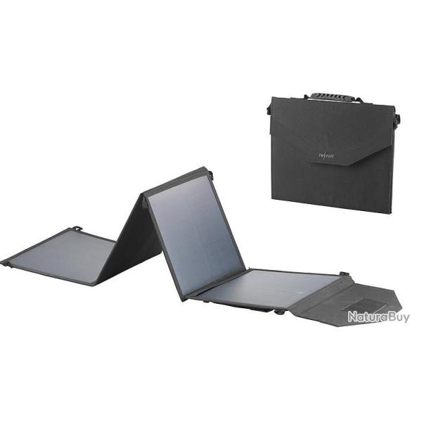 Panneau Solaire Mobile Pliable avec Cellules Solaires Monocristallines 50 W Revolt