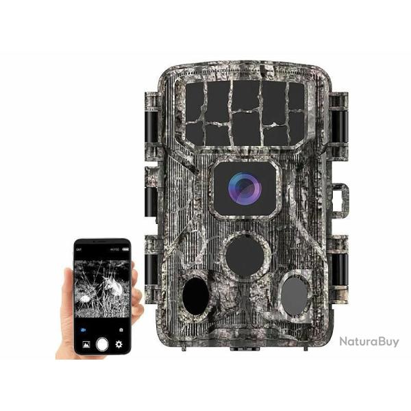 Cam�ra De Chasse WIFI Nature Connect�e 4K Infrarouge Haute Qualit� Application Mobile