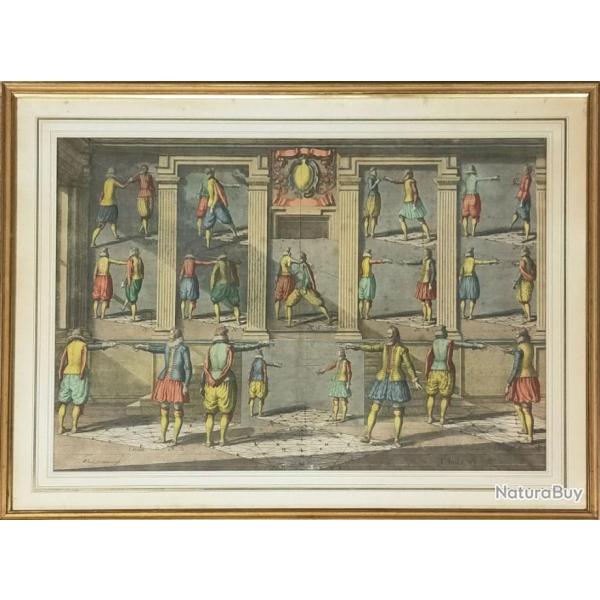 1628 ACADEMIE DE L'EPEE de Girard Thibault d'Anvers - gravures originales