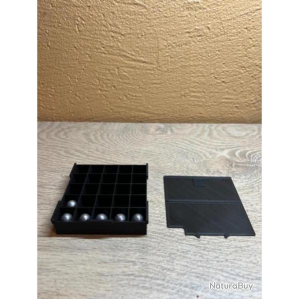 Lot de 4 boites noire + 1 offerte pour 25 balles ronde ou ogivale calibre 44 poudre noire