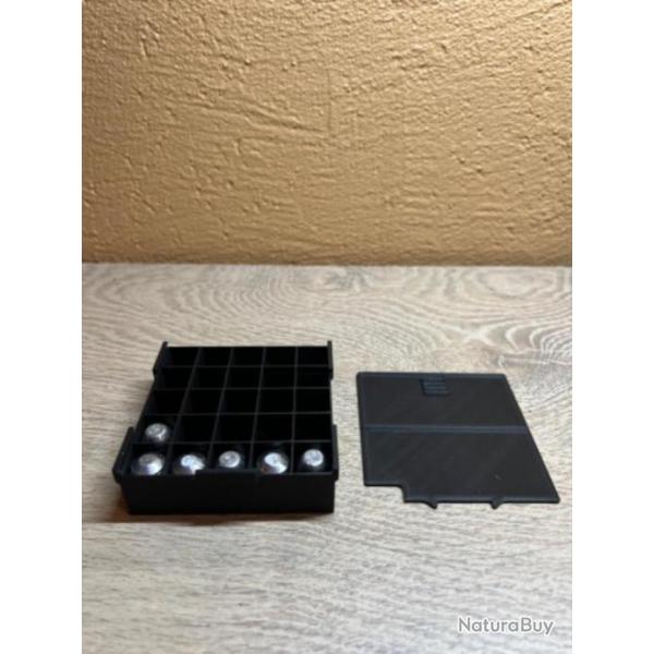 Lot de 4 boites noire + 1 offerte pour 25 balles ronde ou ogivale calibre 50 poudre noire