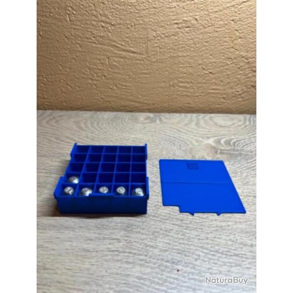 Lot de 4 boites bleu + 1 offerte pour 25 balles ronde ou ogivale calibre 50 poudre noire