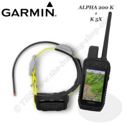 GARMIN ALPHA&reg; 200 K Centrale GPS portable pour suivi des chiens de chasse ou de compagnie ALPHA 200 