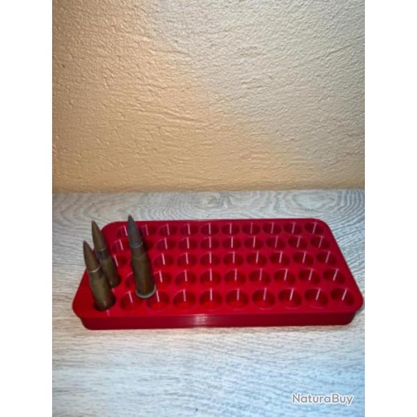 Plateau de rechargement rouge optimis� pour le 8 Lebel ( 8 x 50/51r )