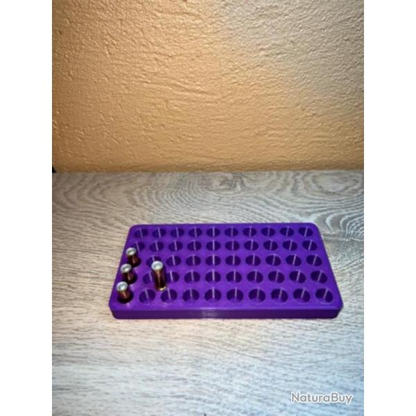 Plateau de rechargement violet optimis� pour les cartouches de 32 Smith et Wesson long