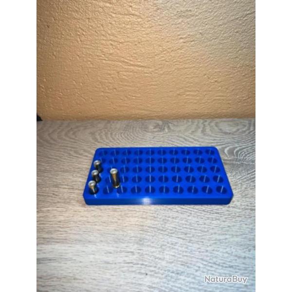 Plateau de rechargement bleu optimis� pour les cartouches de 32 Smith et Wesson long