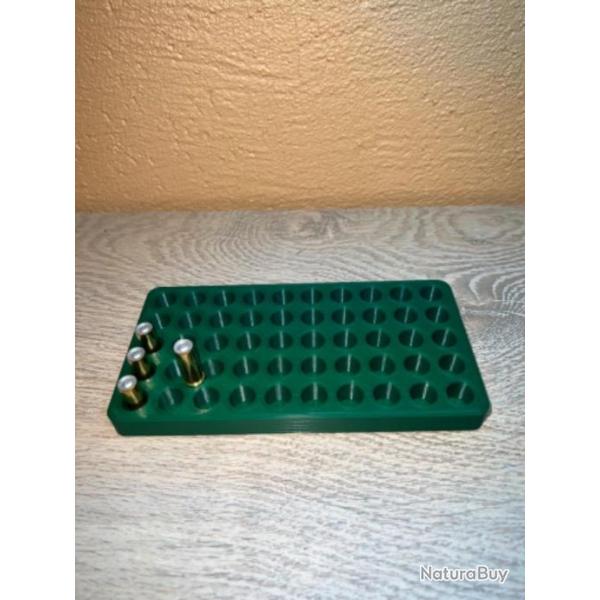 Plateau de rechargement vert fonc� optimis� pour les cartouches de 32 Smith et Wesson long