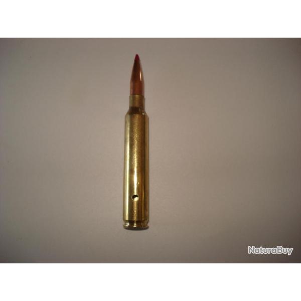 une cartouche de 300 remington ultra magnum neutralis�e ogive ELDX de hornady pour collection