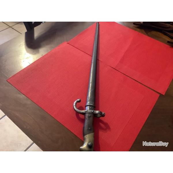 Ba�onnette fusil gras mono matricule, pas de prix de r�serve