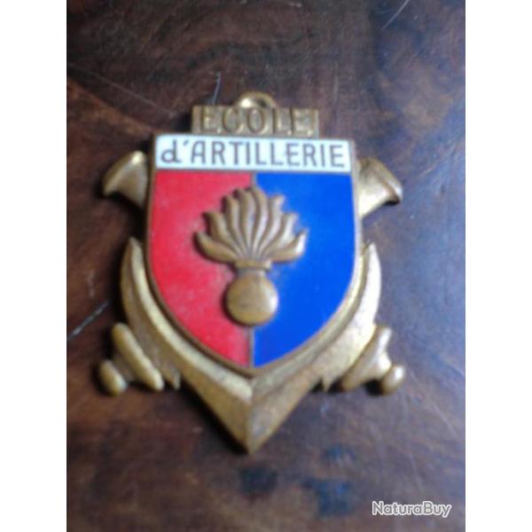 INSIGNE ECOLE D ARTILLERIE  / DRAGO PARIS NICE