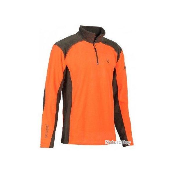 Pull polaire orange PERCUSSION