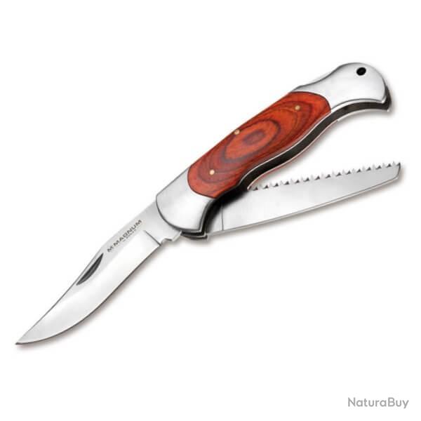 Couteau de chasse pliant � 2 lames Boker Magnum "Classic Hunter Slim"