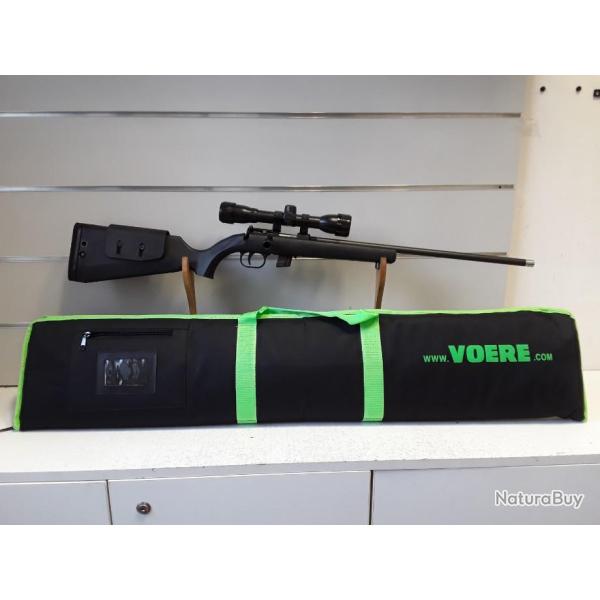 8335 POIDS PLUME! PACK CARABINE VOERE K15 CAN48CM CARBONE CAL22LR + LUNETTE 4X32 + FOURREAU NEUF