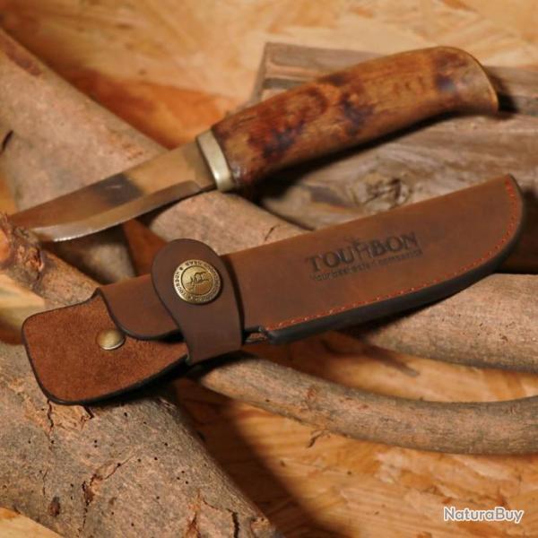 Fourreau gaine de couteau de chasse en cuir