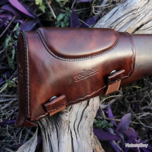 Appuie joue - Protection Cuir  (brun)