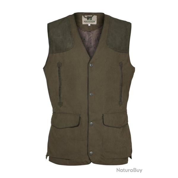 Gilet de chasse Percussion Rambouillet original Kaki