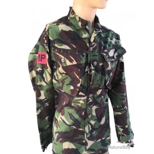 Taille M - Tour de poitrine 96 cm - Stature homme 1.90 m Chemise manche longue anglaise cam DPM