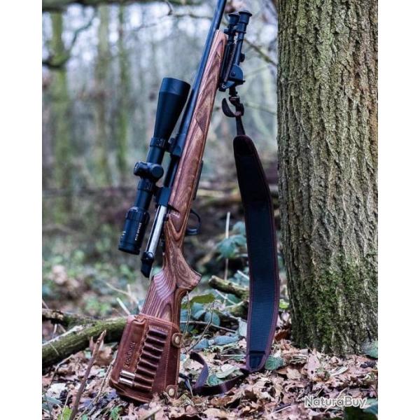 Appui joue - Cuir v�ritable - Arme longue