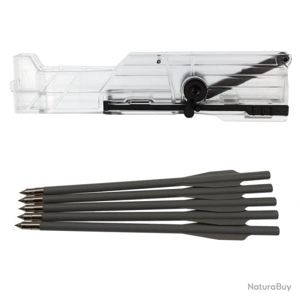 Chargeur avec 5 fl�ches pour pistolet arbal�te Hori-Zone Redback XR