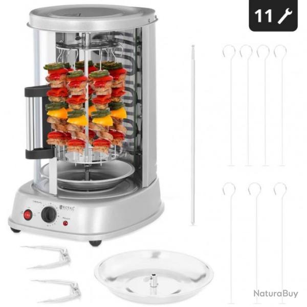 R�tissoire Verticale Tournebroche Brochette Cuisson Cuisine Viande - 3-en-1 - 1 500 W - 21 l