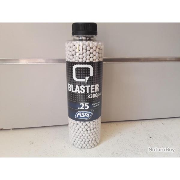 BOUTEILLE DE 3300 BILLES BLASTER . 0,25G ASG-