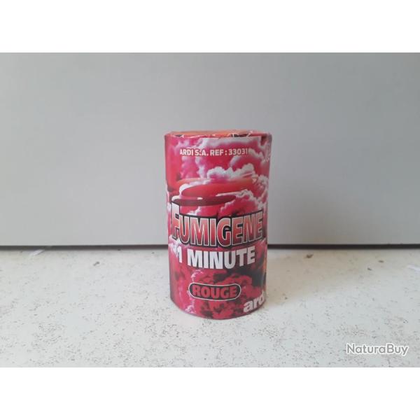 ARDI2  FUMIGENE 1 MINUTE ROUGE NEUF