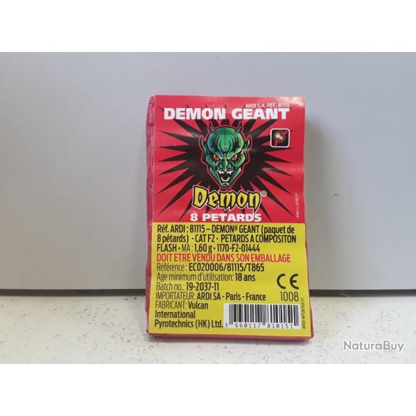 x8 petards Demon GEANT