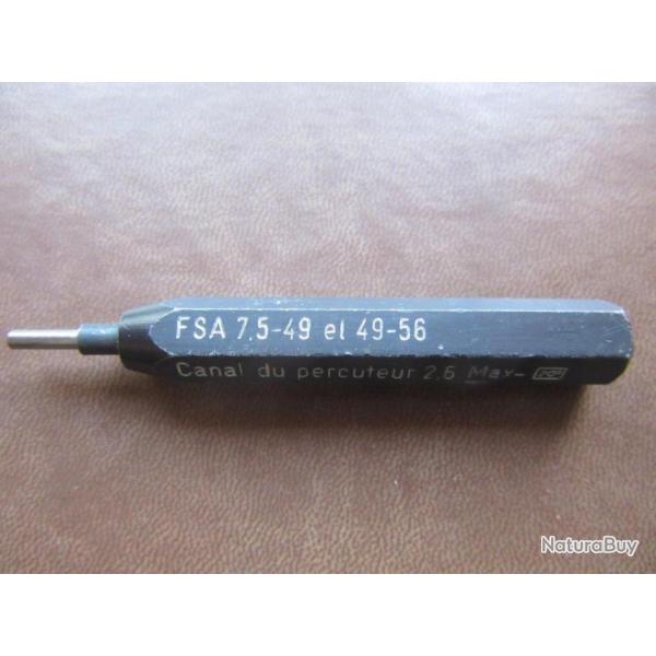 MAS 49 / 56 : VERIFICATEUR DU CANAL DE PERCUTEUR