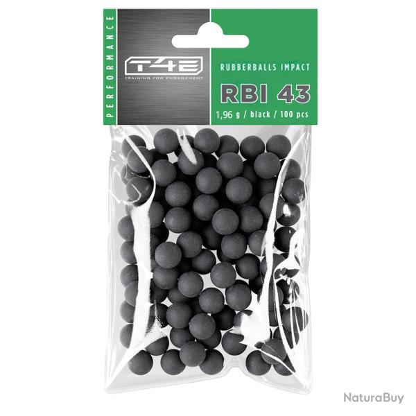 Billes caoutchouc noyau acier RBI 43 (Calibre: .43)