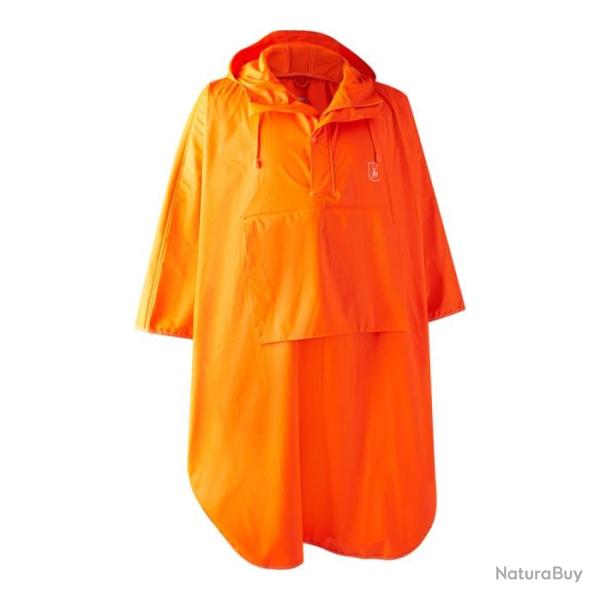 Poncho avec capuche imperm�able DeerHunter Hurricane - Orange / 2XL/3XL/4X