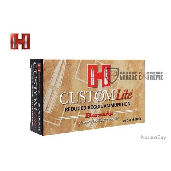 20 Munitions HORNADY Custom Lite 308 Win 125 Gr Sst