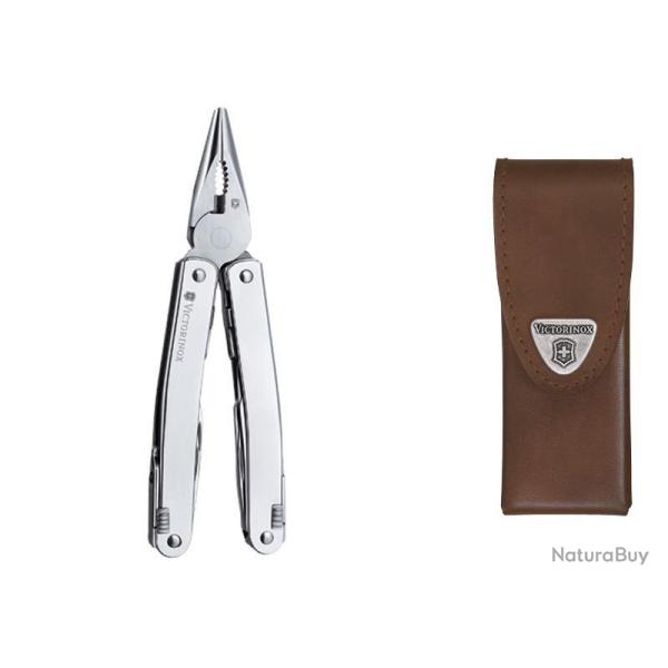 SWISSTOOL SPIRIT X + ETUI CUIR 3.0224.L