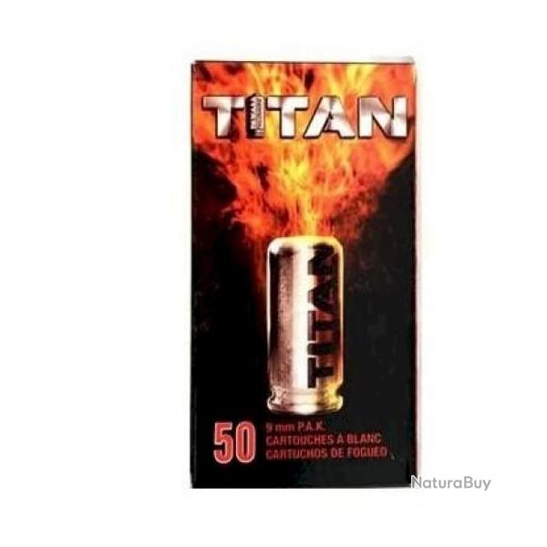 Promo1 !! Cartouches � blanc TITAN perfecta cal.9mm par 50